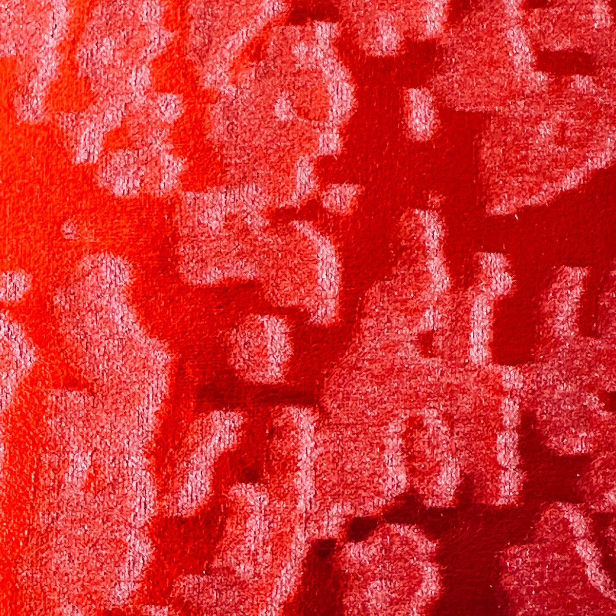 Impressed Velvet Holothin Islets Print Stretch Fabric | Spandex Palace