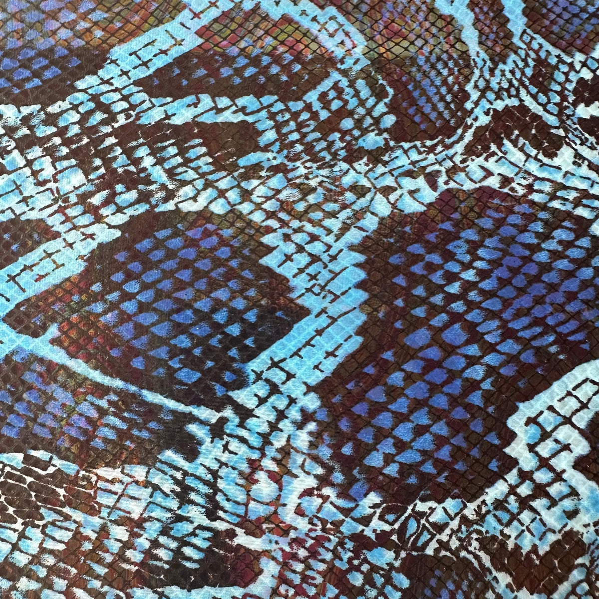 Python 4-Way Illusion Foil Poly Stretch Fabric | Spandex Palace
