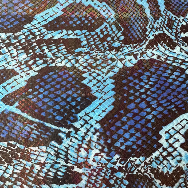 Python 4-Way Illusion Foil Poly Stretch Fabric | Spandex Palace