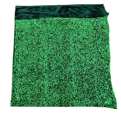 Sequins Embroidered Stretch Velvet Rodeo Fabric