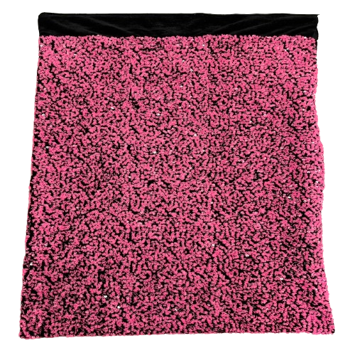 Sequins Embroidered Stretch Velvet Rodeo Fabric