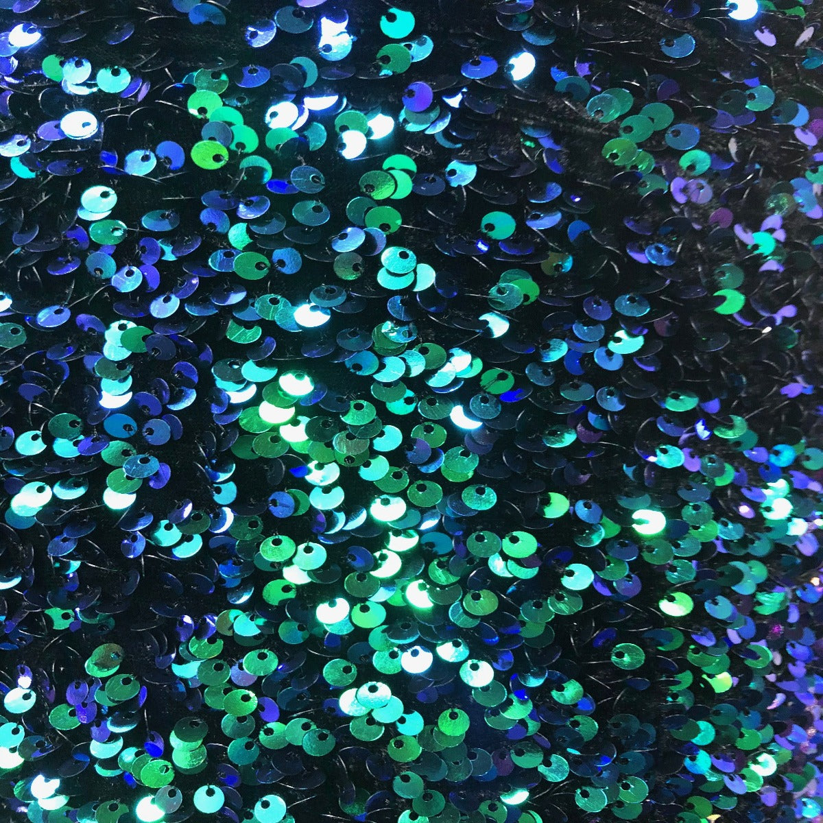 Sequins Embroidered Stretch Velvet Rodeo Fabric