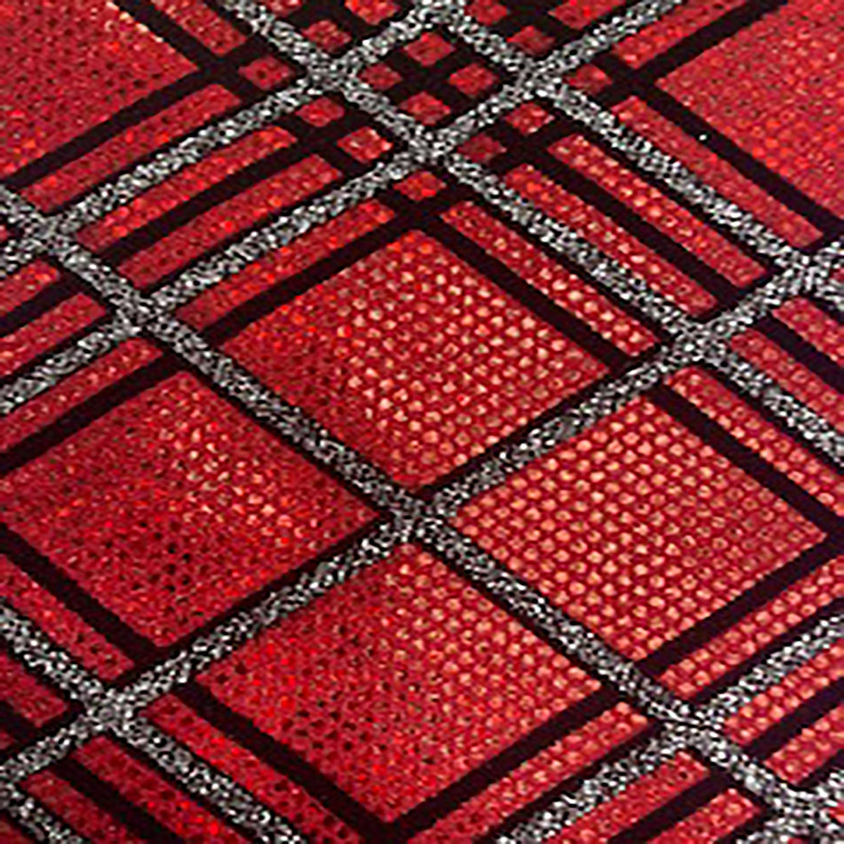 Radiant Metallic Bias Matrix Nylon Spandex Fabric | Spandex Palace