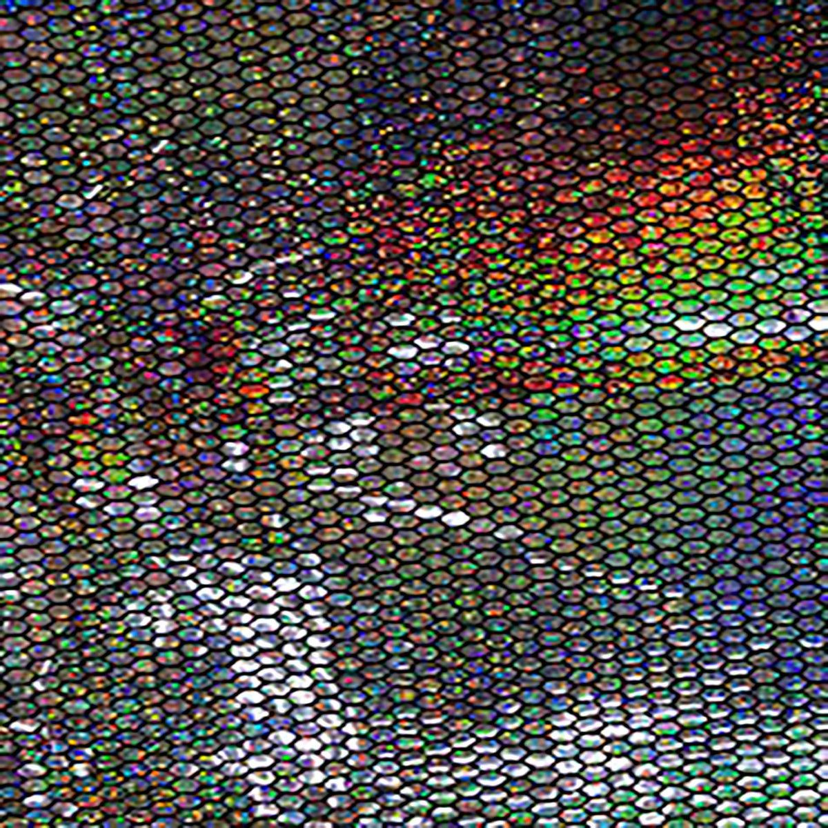 Honeycomb Sequins Glow Nylon Metallic Spandex Fabric | Spandex Palace