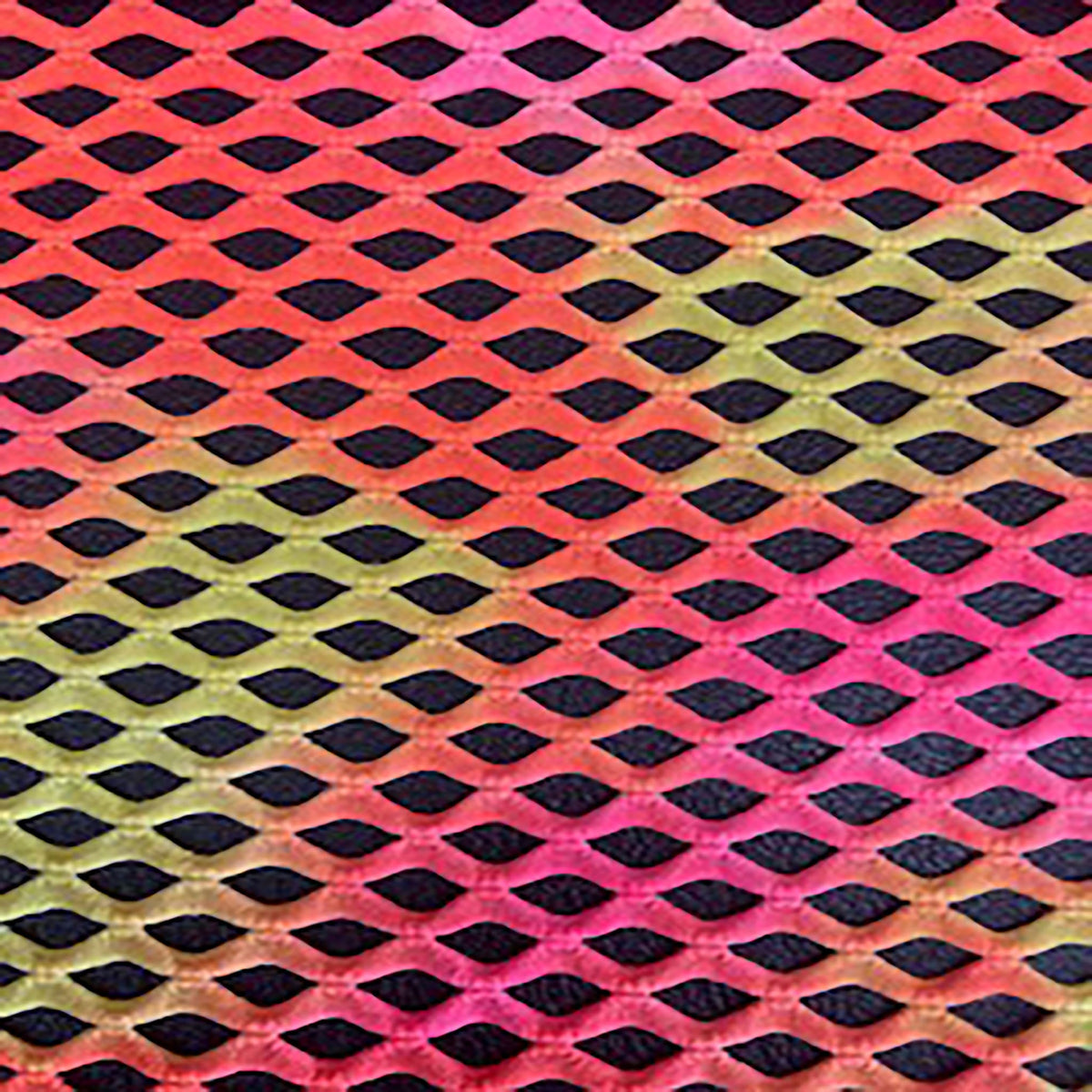 Fishnet Diamond Tie Dye Polyester Spandex Fabric | Spandex Palace