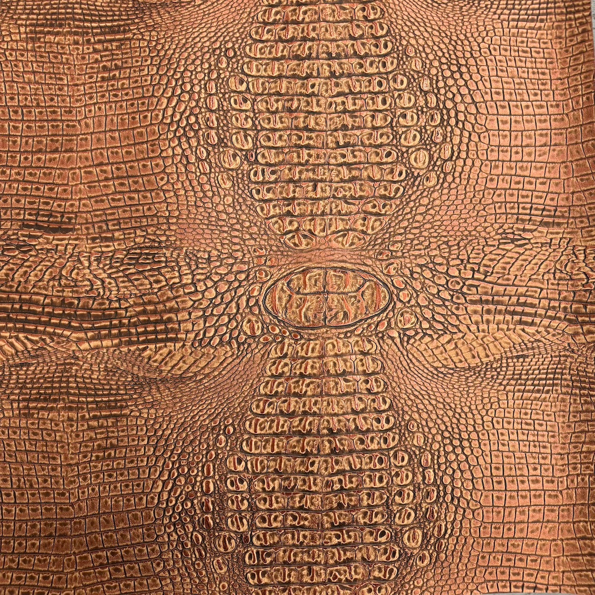 Mugger Two Tone Gator Faux Leather Vinyl Fabric