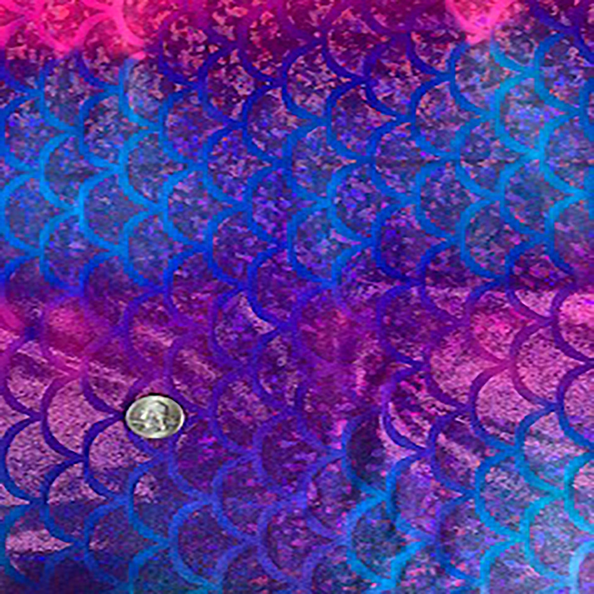 Holo Jumbo Shell Tie Dye Tricot Nylon Spandex Fabric | Spandex Palace