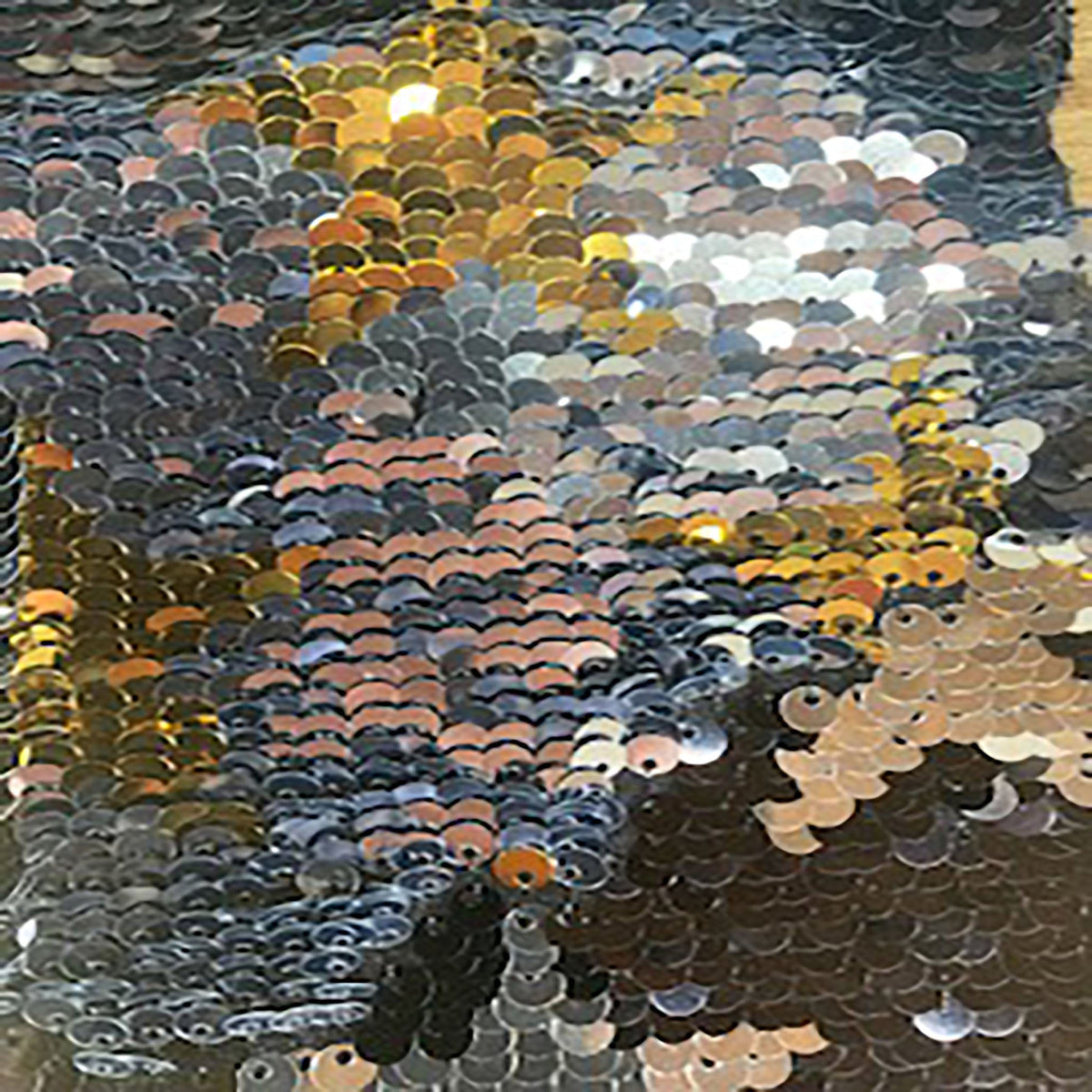 Reversible Star Sequin Flex Polyester Spandex Fabric | Spandex Palace