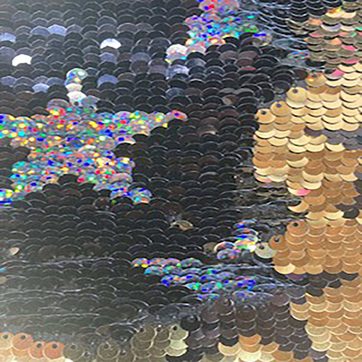 Reversible Star Sequin Flex Polyester Spandex Fabric | Spandex Palace