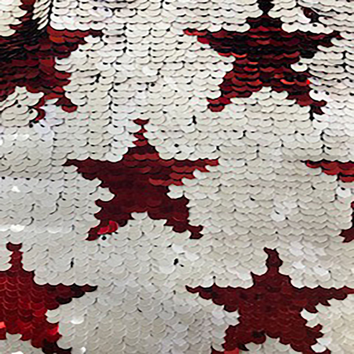 Reversible Star Sequin Flex Polyester Spandex Fabric | Spandex Palace