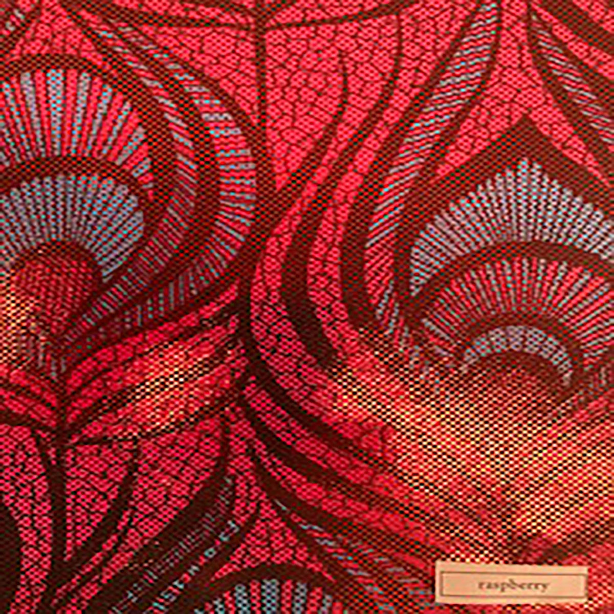 Elite Peacock Magic Eye 4-Way Flex Nylon Tricot Fabric| Spandex Palace