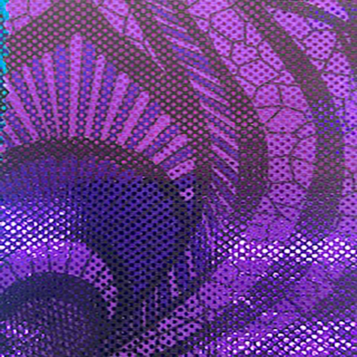 Elite Peacock Magic Eye 4-Way Flex Nylon Tricot Fabric| Spandex Palace