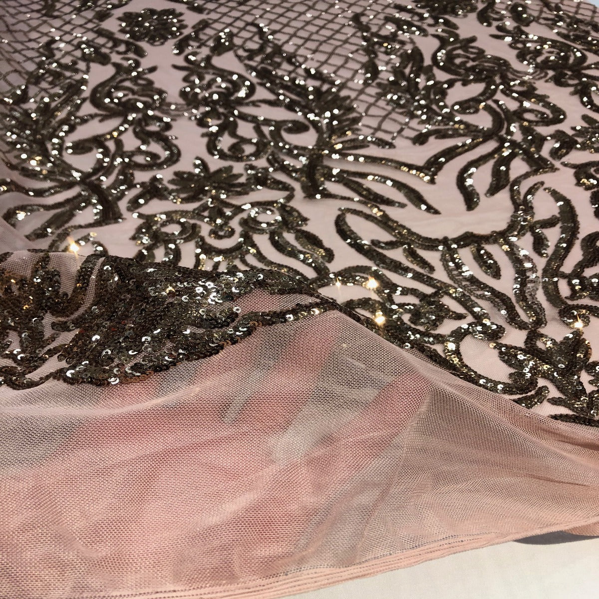 Luna Stretch Sequins Fabric
