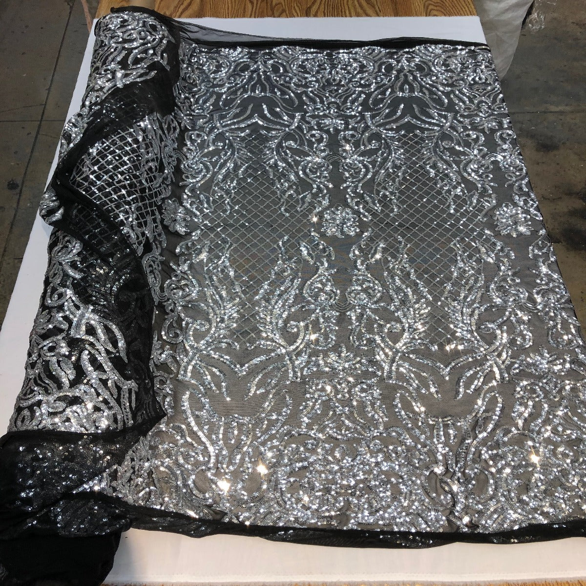 Luna Stretch Sequins Fabric