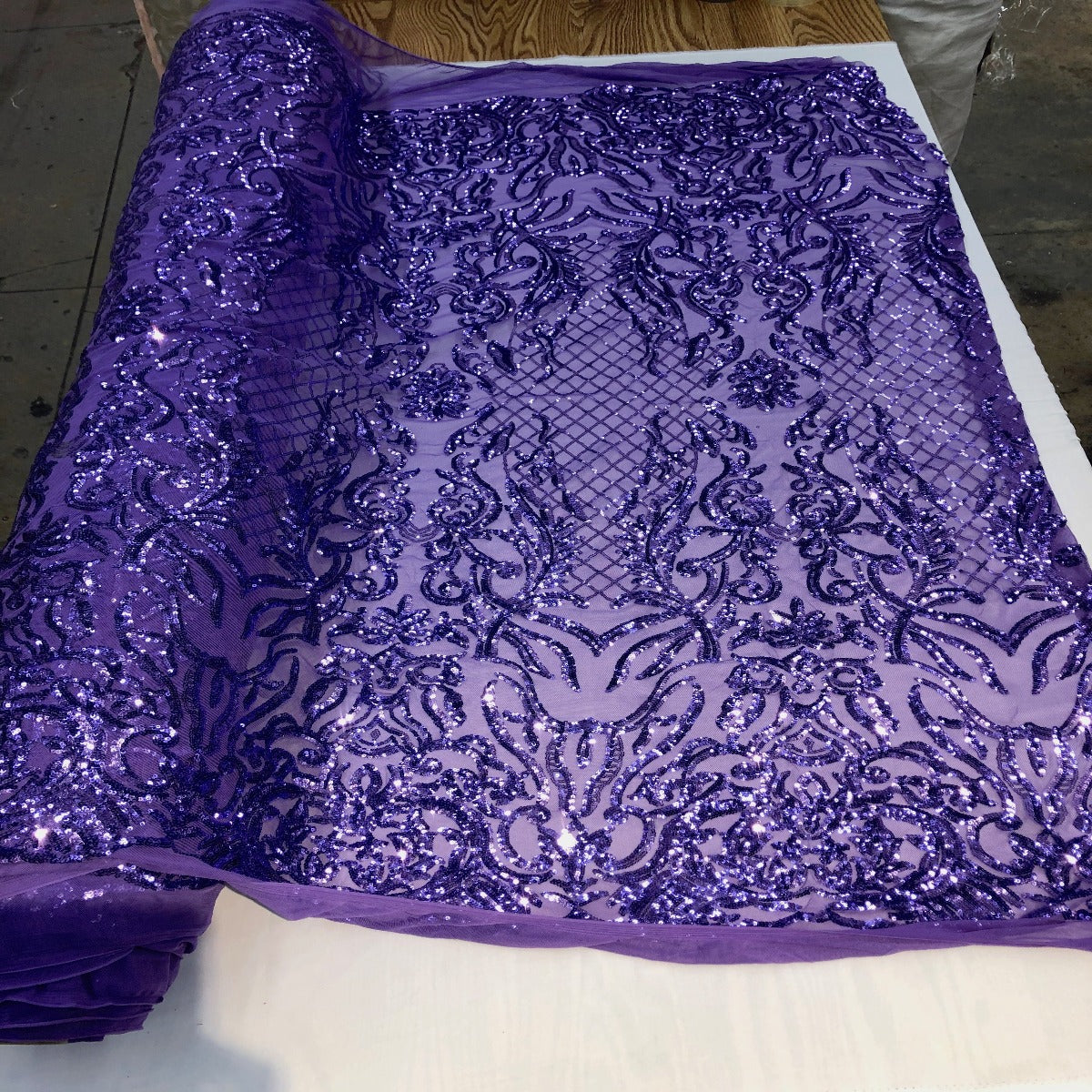 Luna Stretch Sequins Fabric