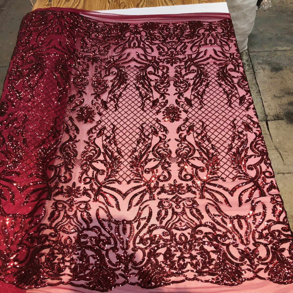 Luna Stretch Sequins Fabric