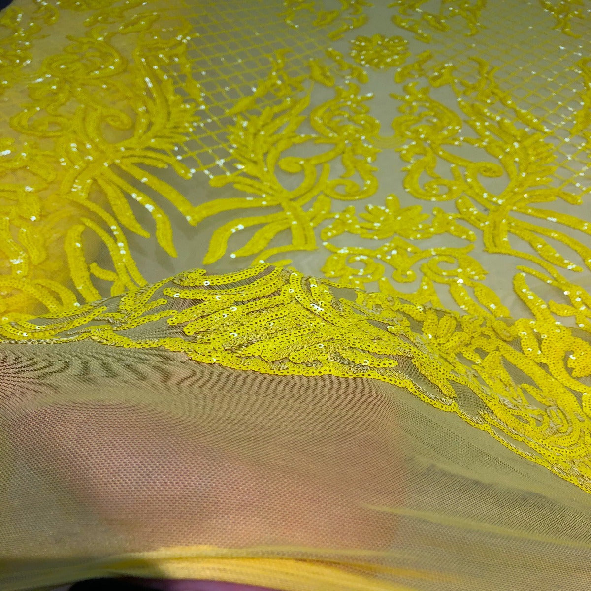 Luna Stretch Sequins Fabric
