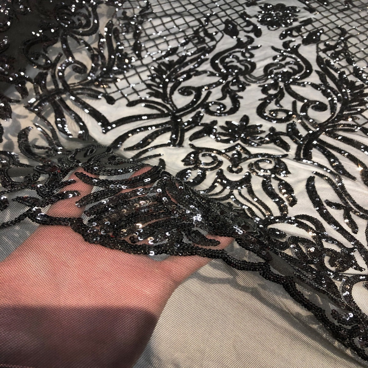 Luna Stretch Sequins Fabric
