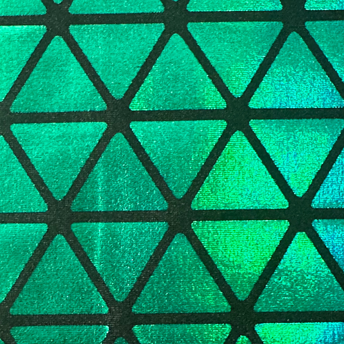 Nylon Spandex Triangle Hologram Tricot Stretch Fabric | Spandex Palace