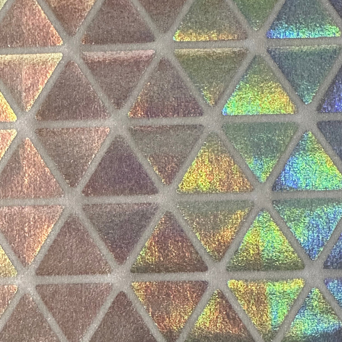 Nylon Spandex Triangle Hologram Tricot Stretch Fabric | Spandex Palace
