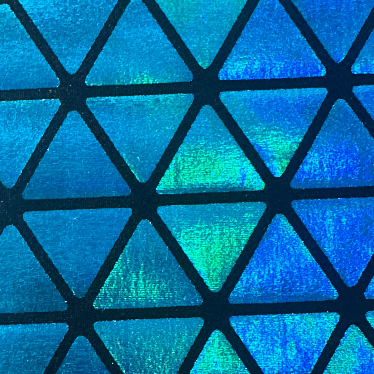 Nylon Spandex Triangle Hologram Tricot Stretch Fabric | Spandex Palace