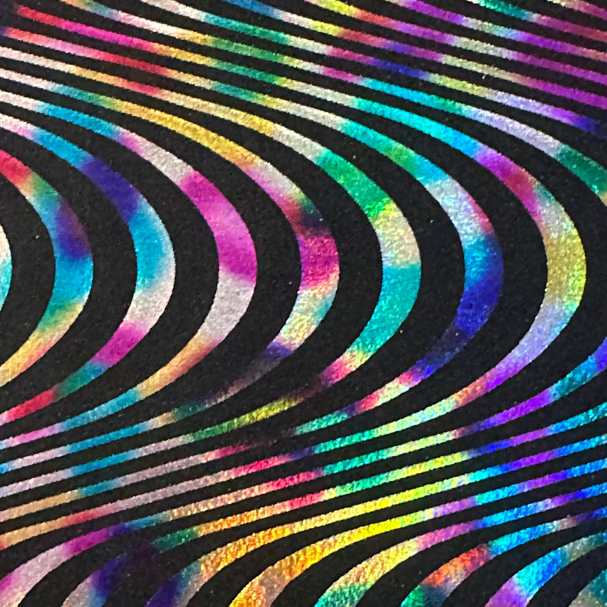 Wave 4-Way Tricot Fluid Hologram Nylon Stretch Fabric | Spandex Palace