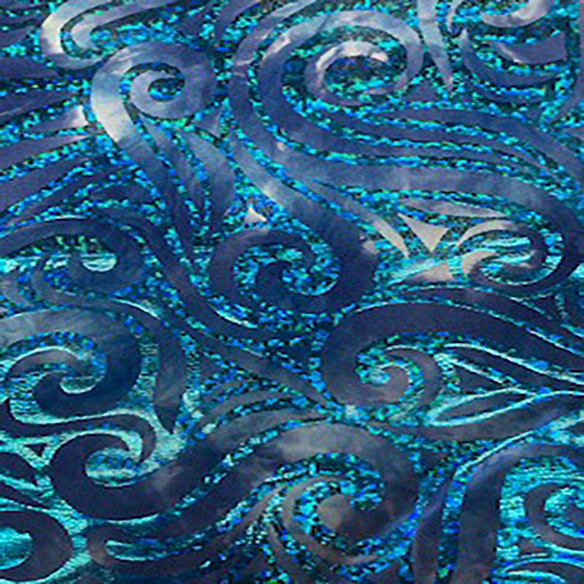 Tie Dye Holo Snake Print Flex Nylon Spandex Fabric | Spandex Palace
