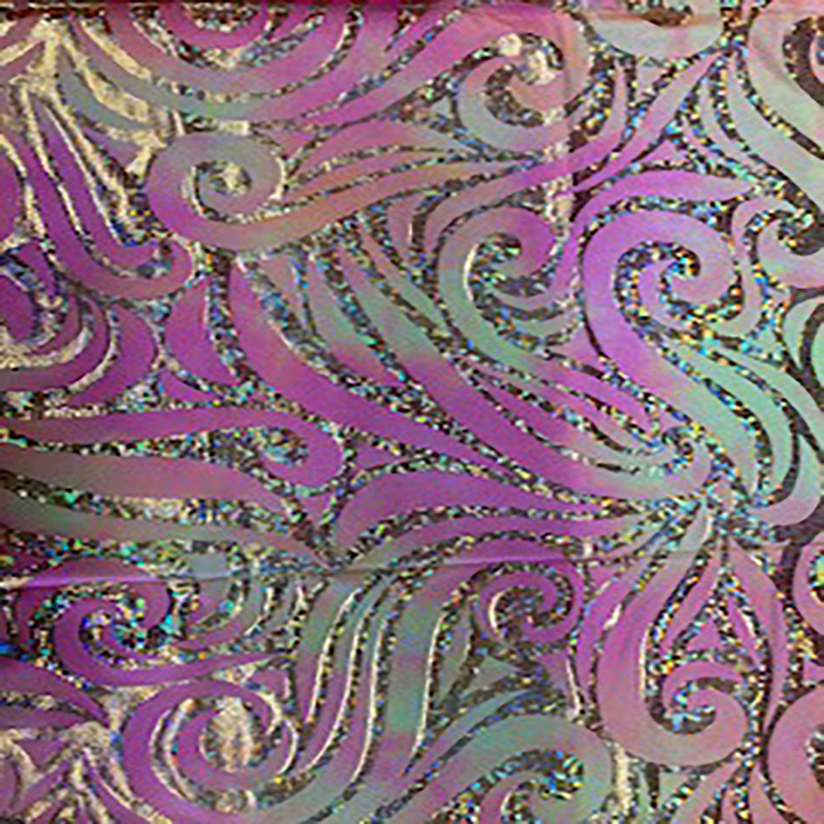 Tie Dye Holo Snake Print Flex Nylon Spandex Fabric | Spandex Palace
