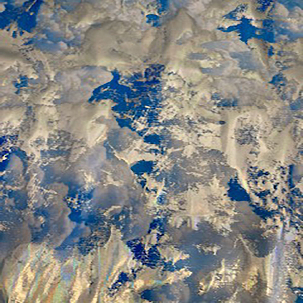 4-Way Flex Artisan Cloud Foil Polyester Spandex Fabric| Spandex Palace