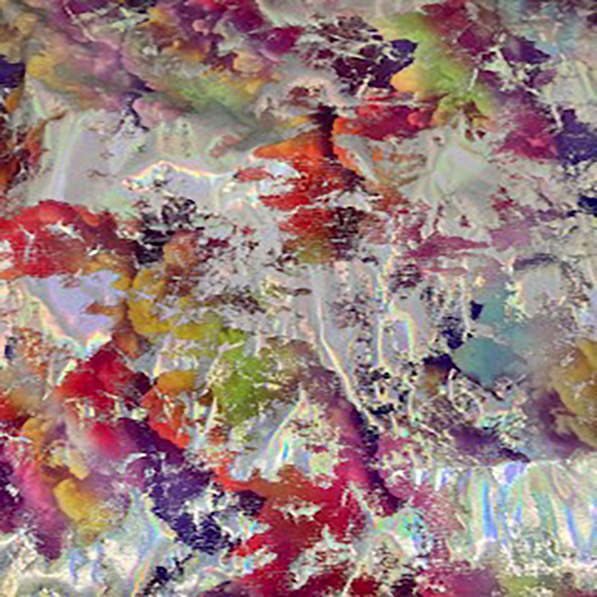 4-Way Flex Artisan Cloud Foil Polyester Spandex Fabric| Spandex Palace