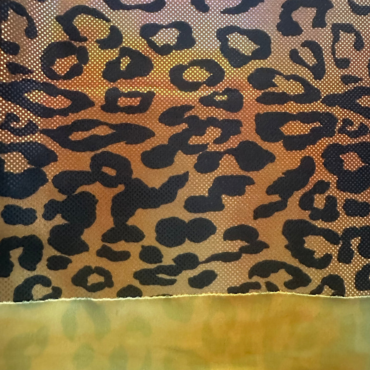 Leopard 4-Way Stretch Tie Dye Hologram Polyester Fabric|Spandex Palace