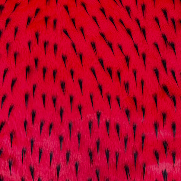 Two Tone Spike Shaggy Faux Fur Fabric
