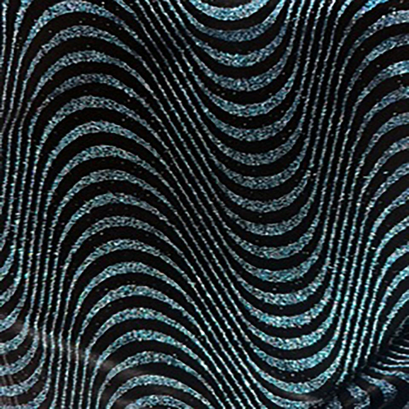 Radiant Glitter Wave 2-Way Flex Poly Spandex Fabric | Spandex Palace