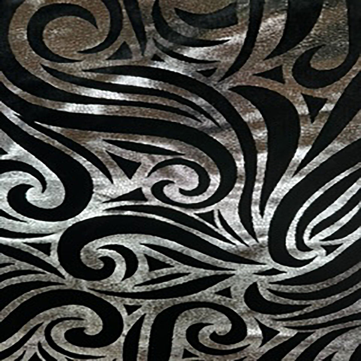 Paisley Snake Foil Velvet Flex Poly Spandex Fabric | Spandex palace