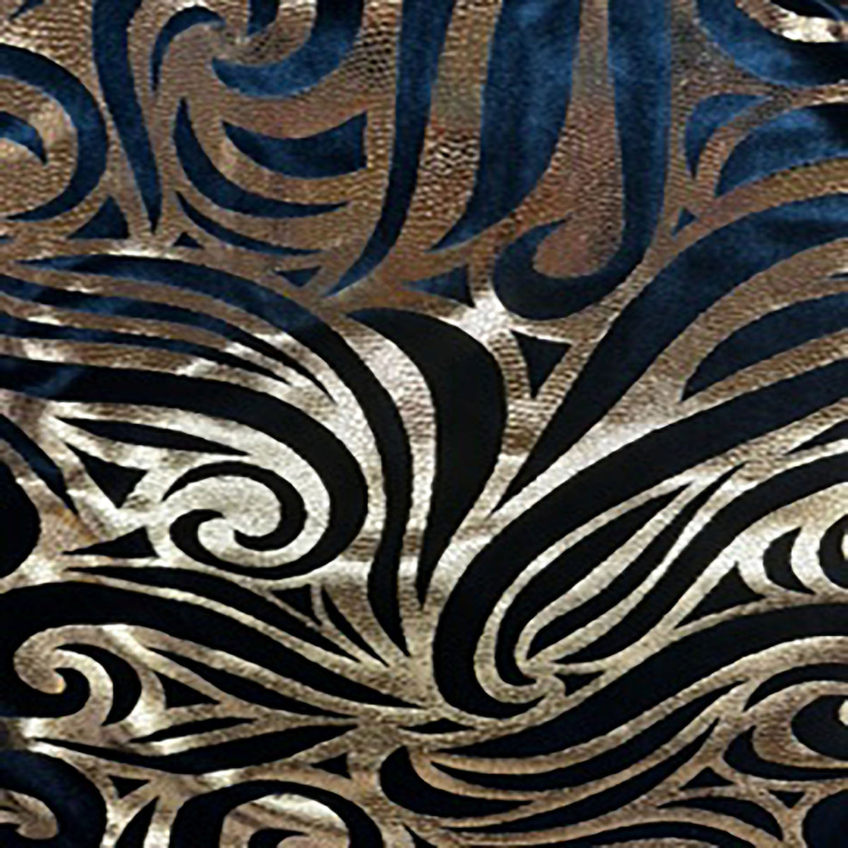 Paisley Snake Foil Velvet Flex Poly Spandex Fabric | Spandex palace