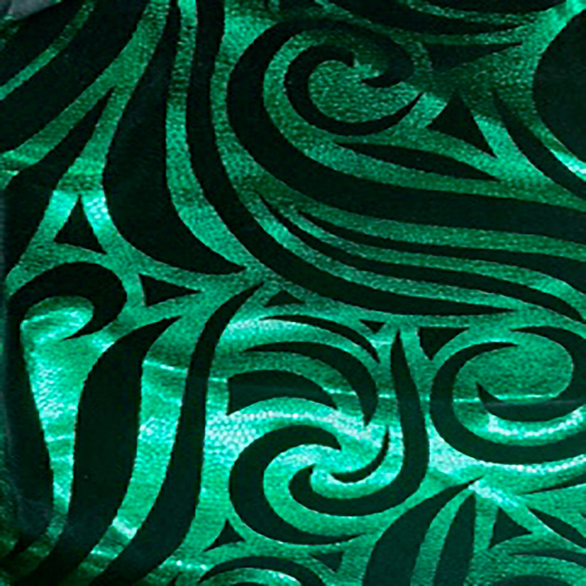 Paisley Snake Foil Velvet Flex Poly Spandex Fabric | Spandex palace