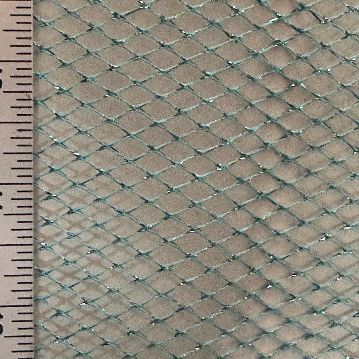 Metallic Diamond Knit Mesh Polyester Fabric | Spandex Palace