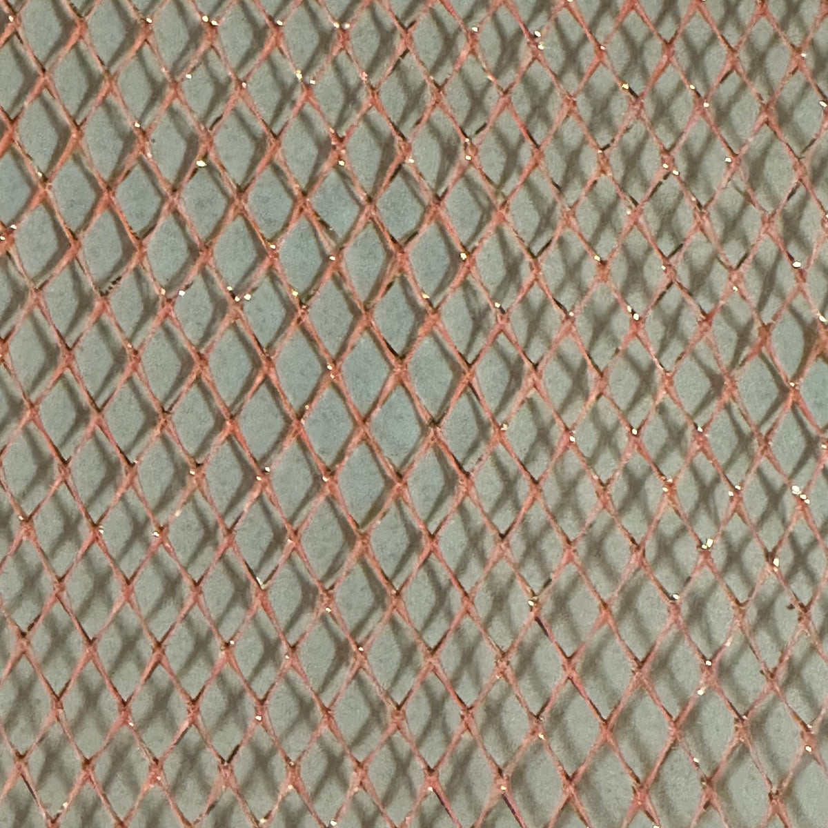 Metallic Diamond Knit Mesh Polyester Fabric | Spandex Palace