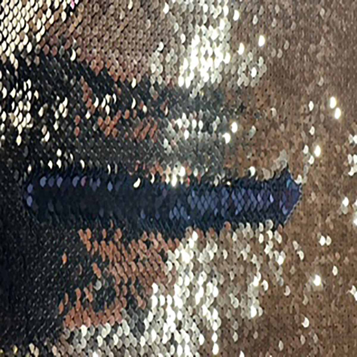 Reversible Sequin 2-Way Flex Polyester Spandex Fabric | Spandex Palace