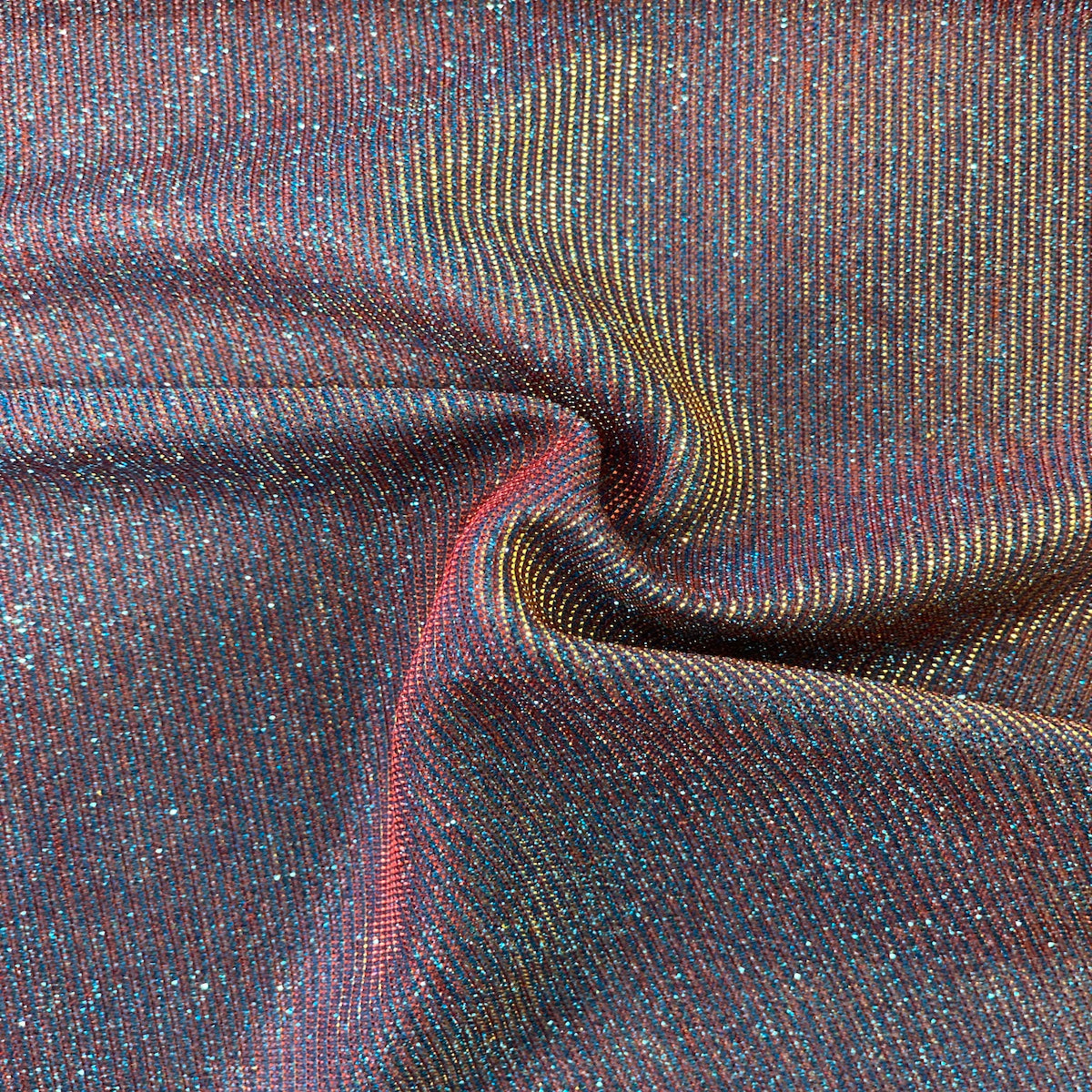 Holographic Shimmer Lurex Glitter Fabric