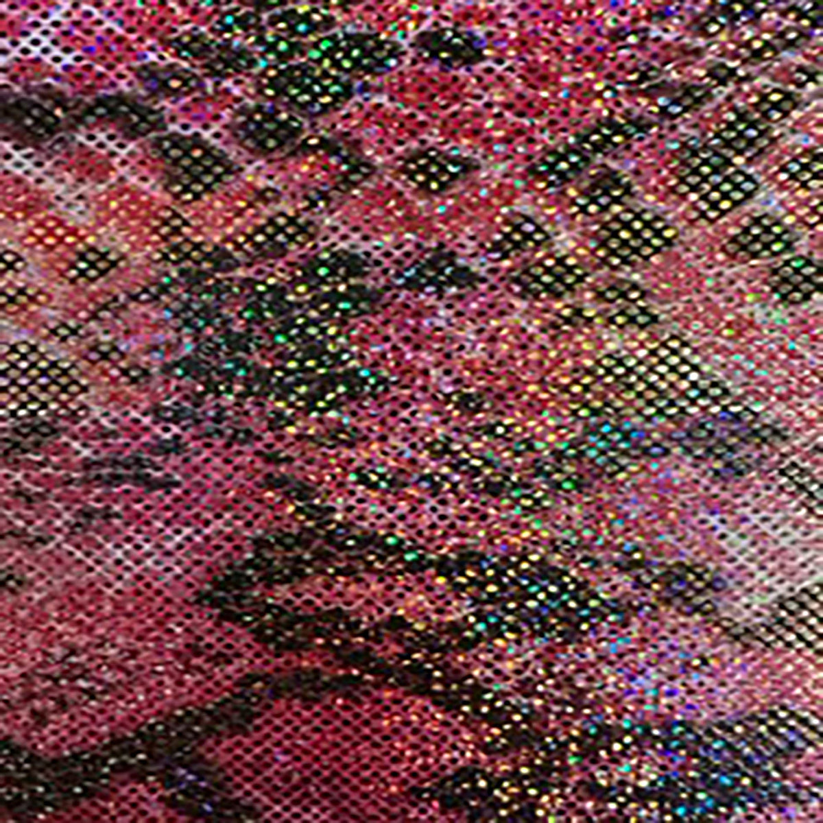 Exotic Snake Foil Print 4-Way Stretch Polyetser Fabric| Spandex Palace