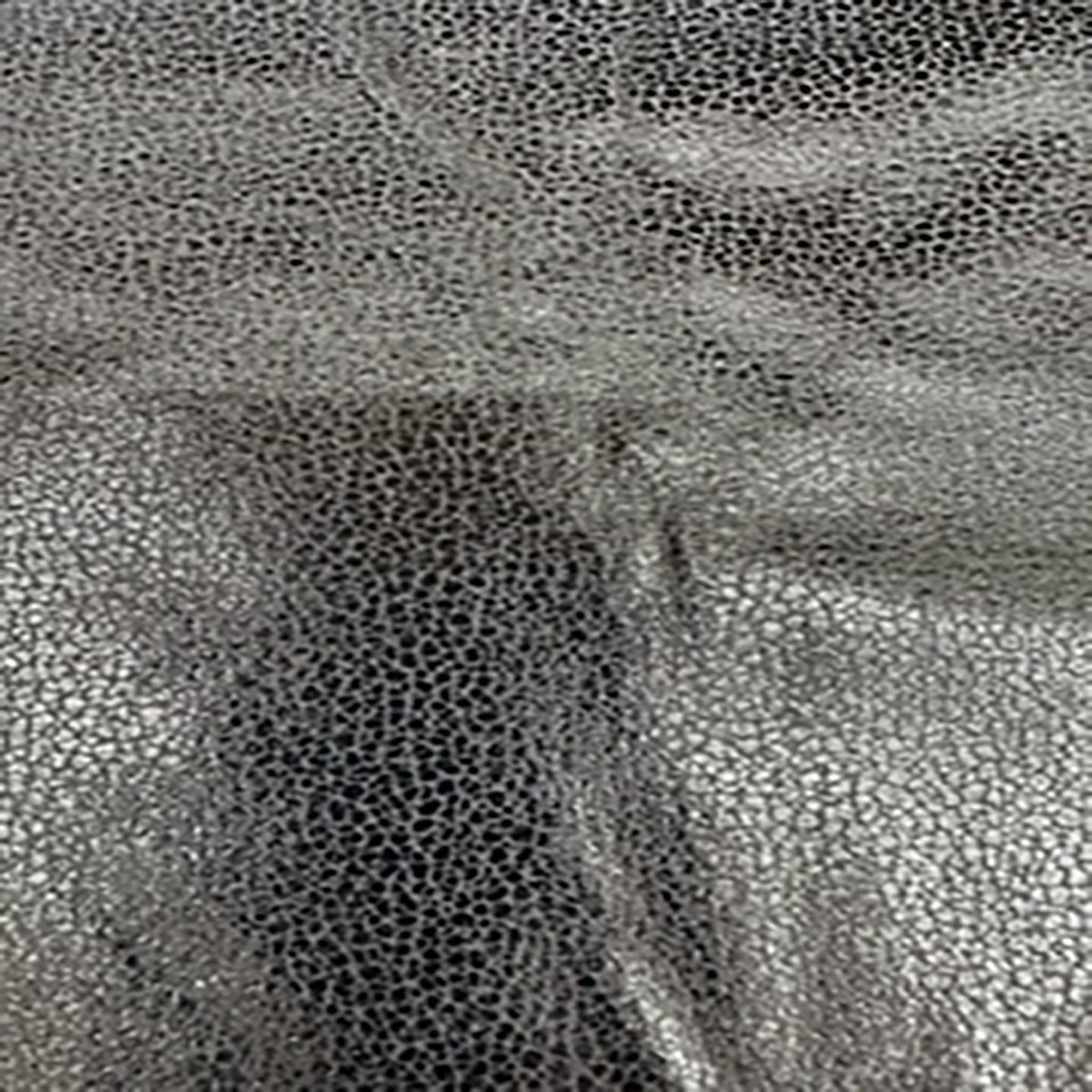 Cobblestone Foil Print 4-Way Stretch Nylon Spandex Fabric |  Spandex Palace