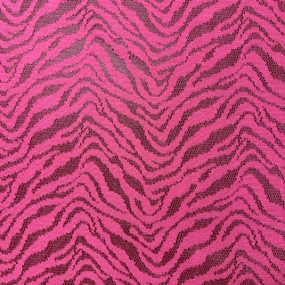 Zebra Mechanical Elegant Lace Polyester Fabric | Spandex Place