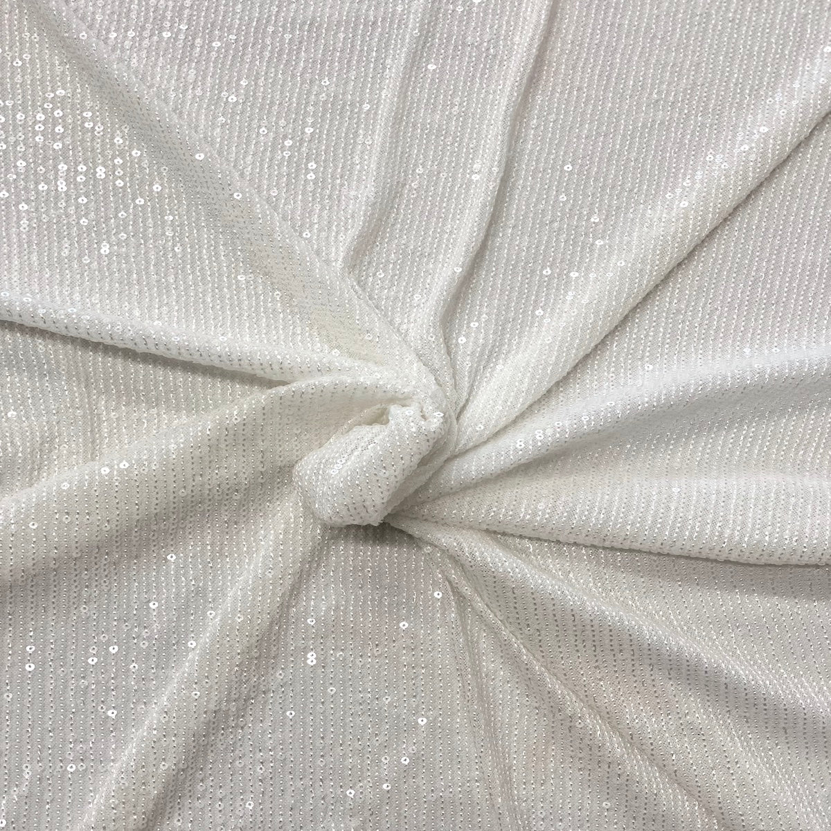 Mille Stripe Stretch Sequins Fabric