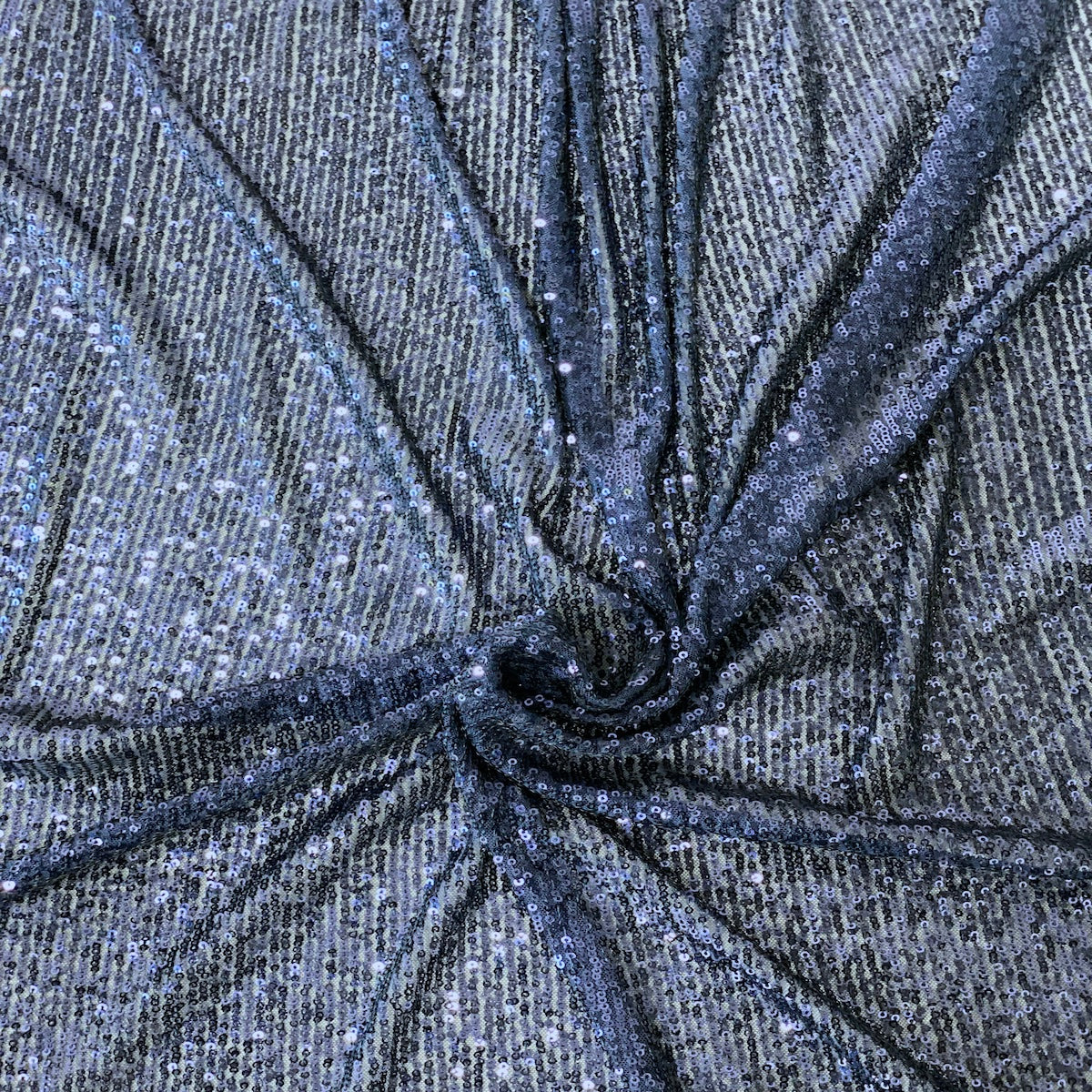 Mille Stripe Stretch Sequins Fabric
