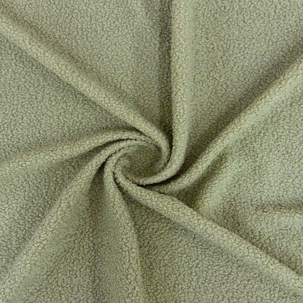 Terry Knit Faux Wool Boucle Fabric