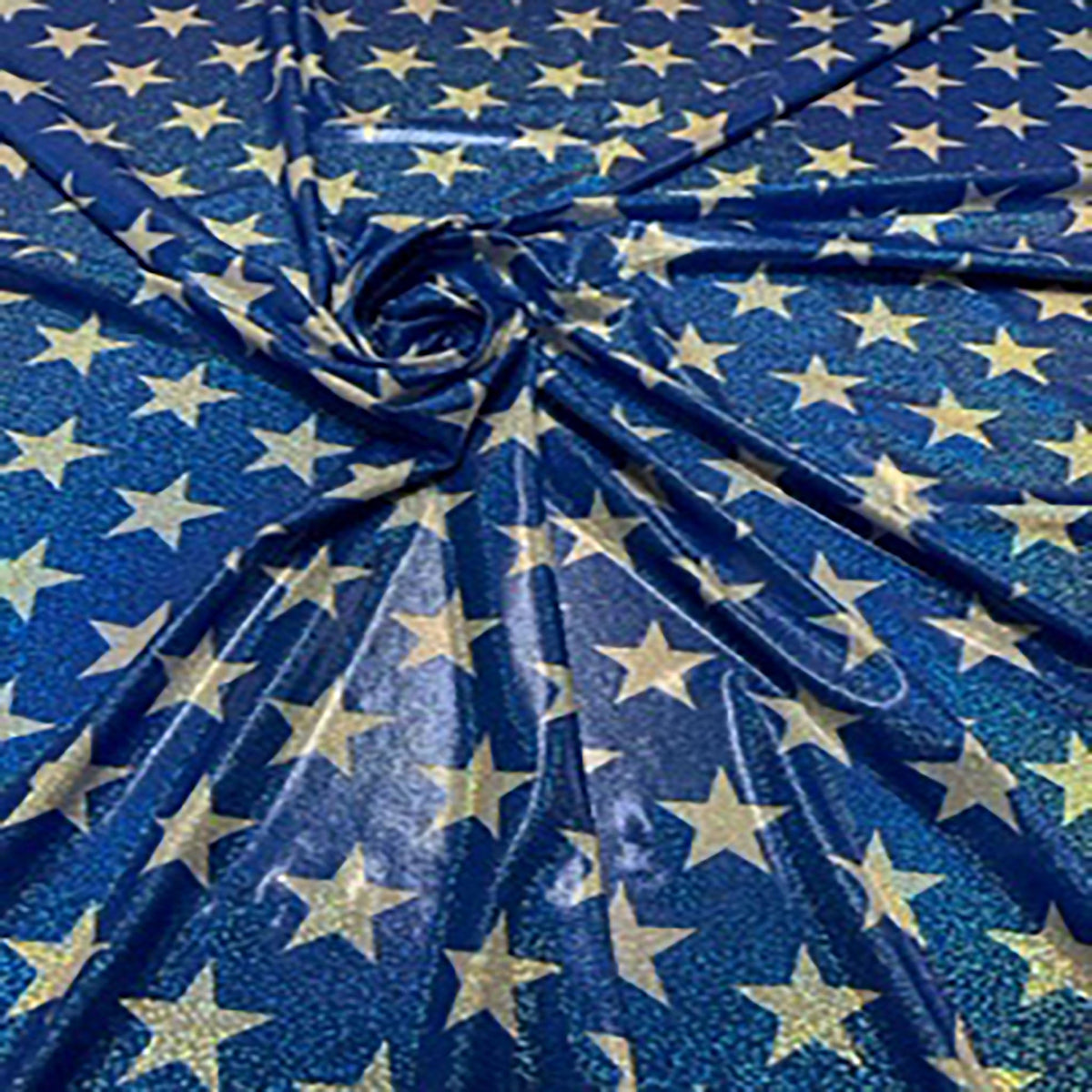 Patriotic 4-Way Stretch Hologram Poly Spandex Fabric | Spandex palace