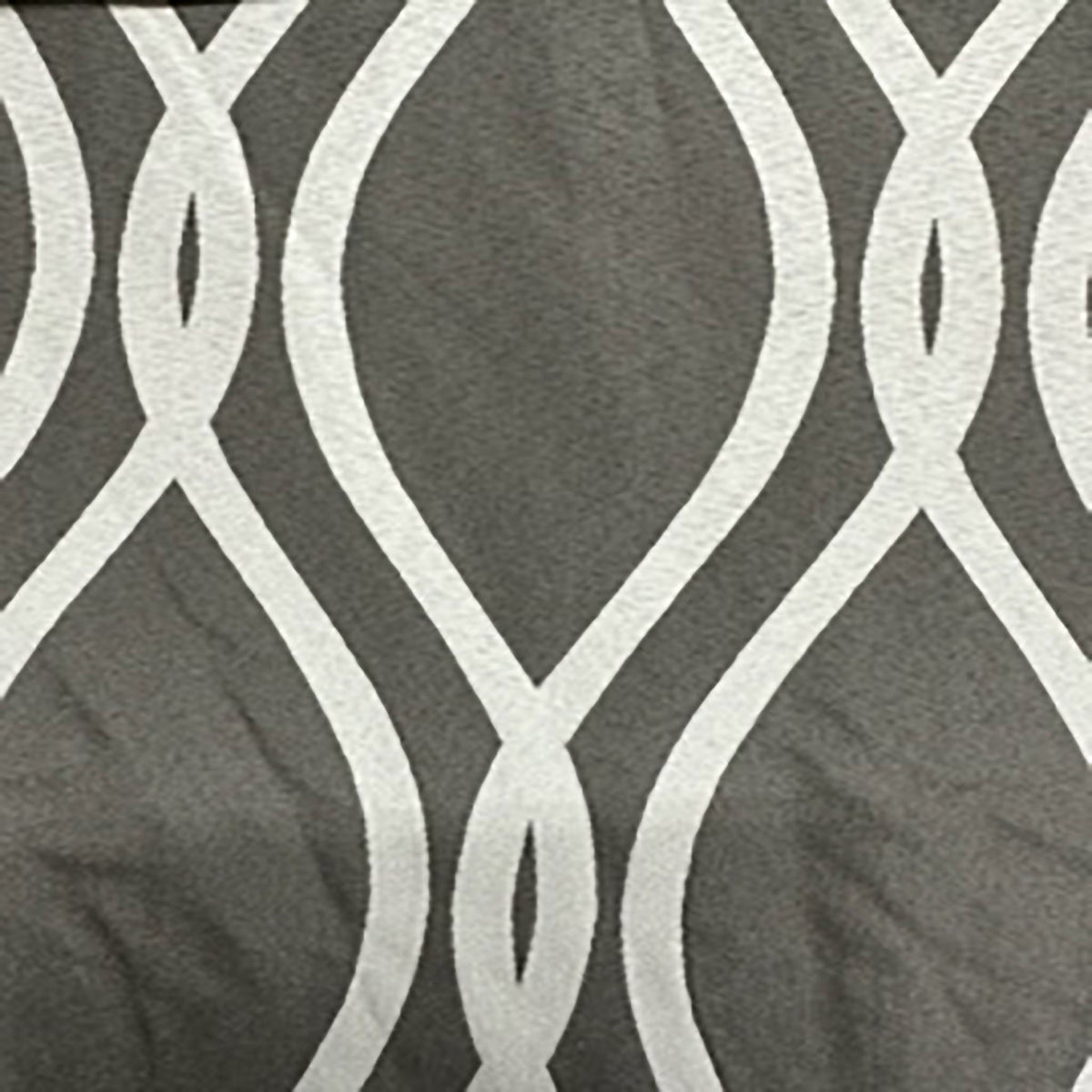 Interlocking Wave Damask Brocade Polyester Fabric | Spandex Palace