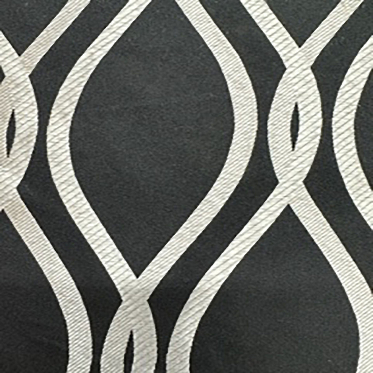 Interlocking Wave Damask Brocade Polyester Fabric | Spandex Palace