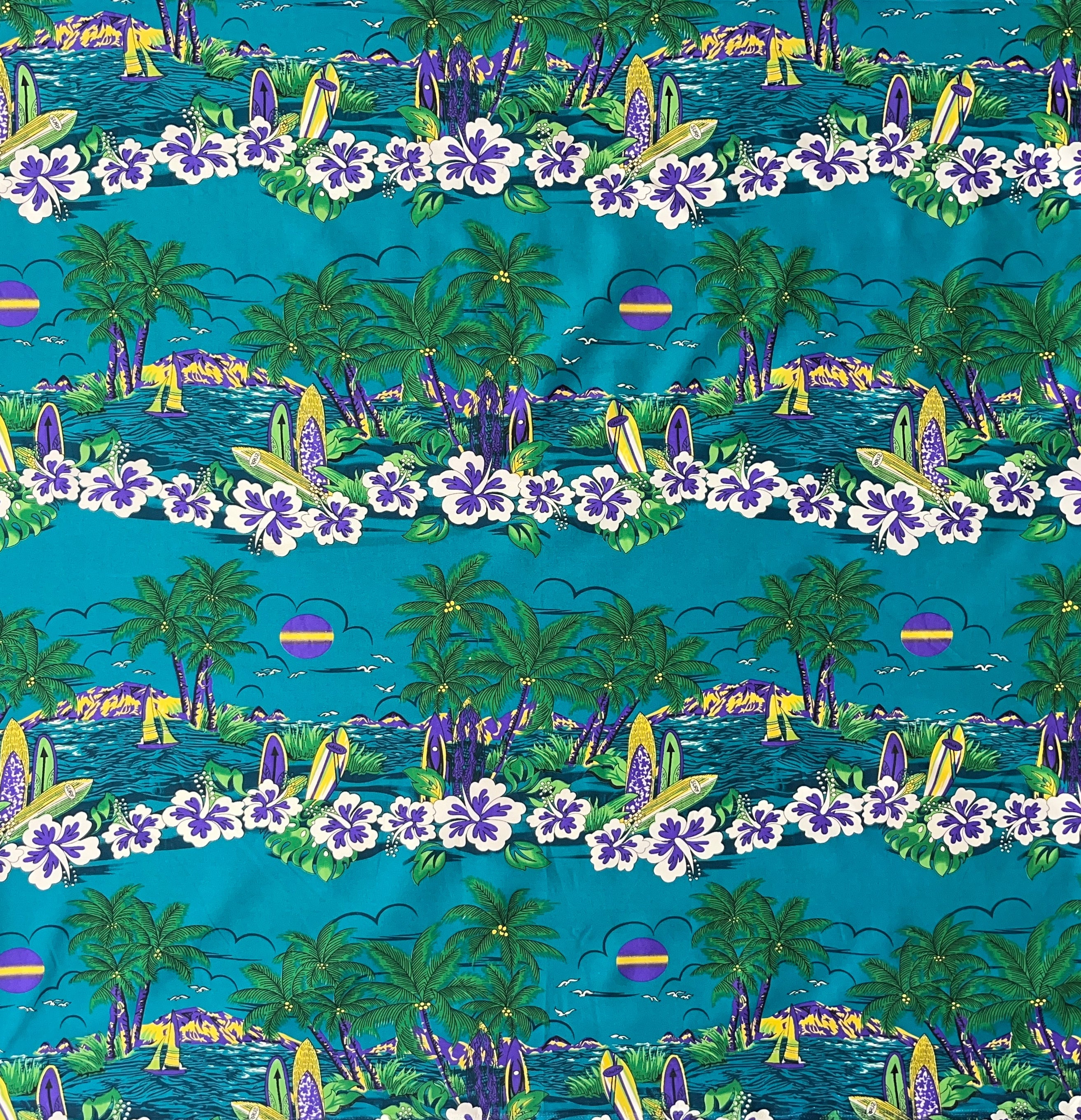 Island Sunset Peachskin Fabric | Islands Fabric